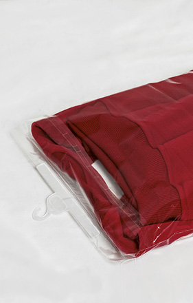 BOVASOR.jpg Bolsa de plástico con adhesivo y percha SORIA - Imagen 1