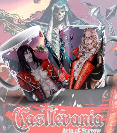 Taza Castlevania Aria of Sorrow – Taza Gamer de Vampiros y Videojuegos Retro