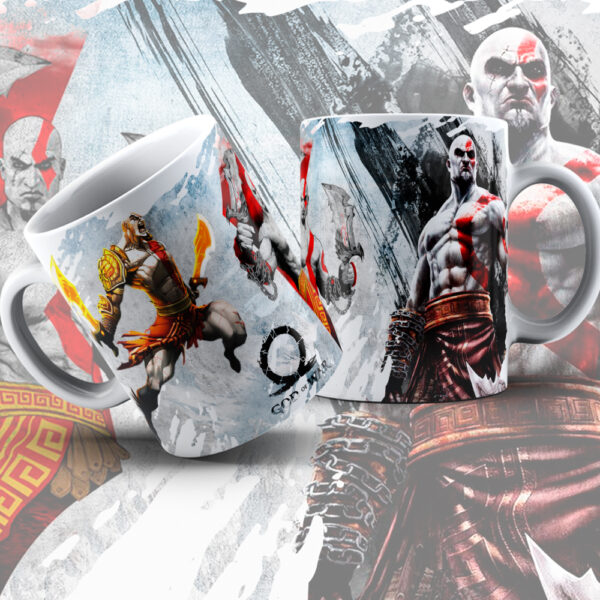 Taza God of War Kratos – Regalo Gamer Coleccionable