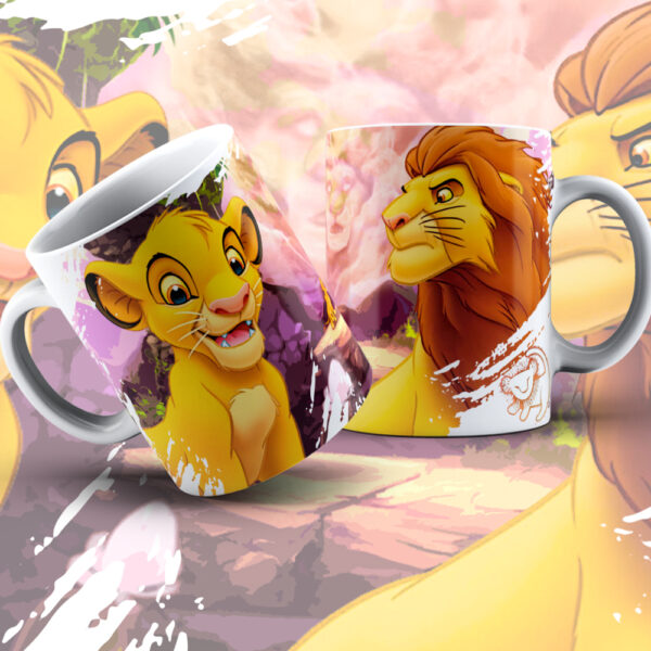 Taza El Rey León – Simba y Mufasa | Regalo Infantil, Disney Fans