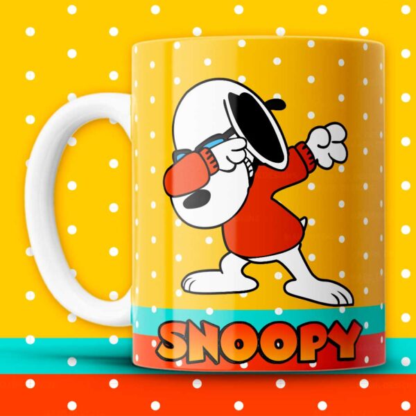 Taza Snoopy Dab – Estilo Urbano y Divertido para Fans de Peanuts
