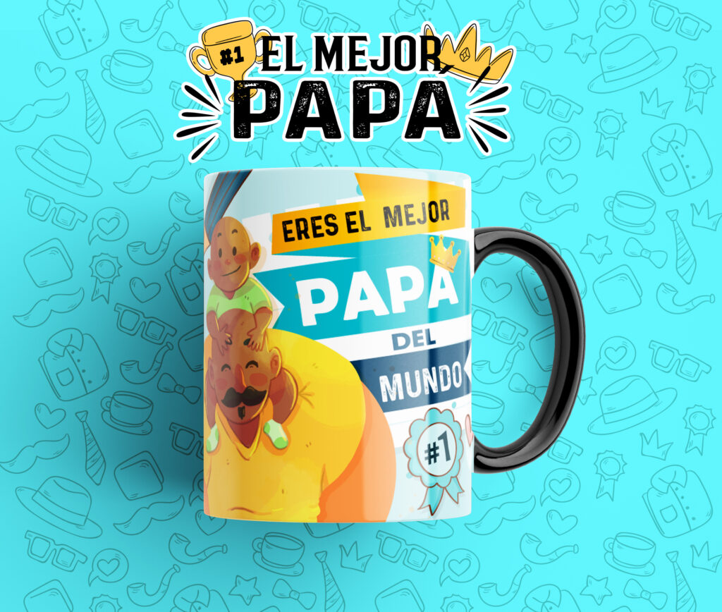 Taza “Eres el Mejor Papá del Mundo” – Regalo Original para Papá