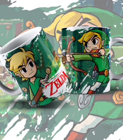 Taza The Legend of Zelda Wind Waker – Regalo Gamer para Fans de Nintendo y Zelda