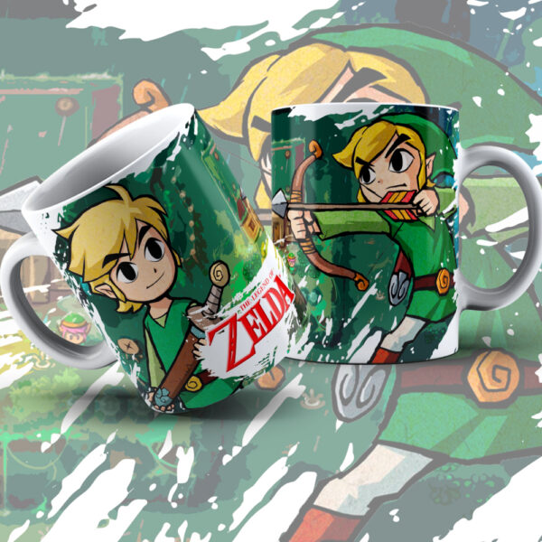 Taza The Legend of Zelda Wind Waker – Regalo Gamer para Fans de Nintendo y Zelda