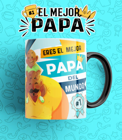 Taza “Eres el Mejor Papá del Mundo” – Regalo Original para Papá