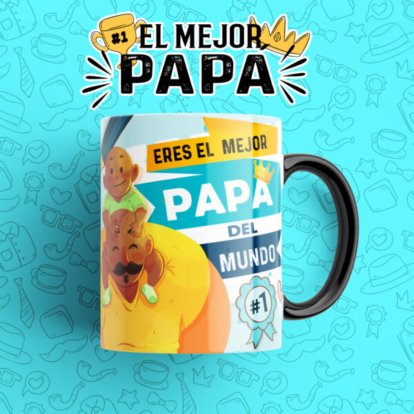 Taza “Eres el Mejor Papá del Mundo” – Regalo Original para Papá