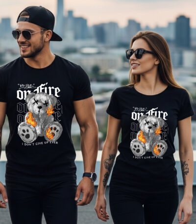 Súmate a la energía “On Fire” y añade esta camiseta a tu carrito ahora.