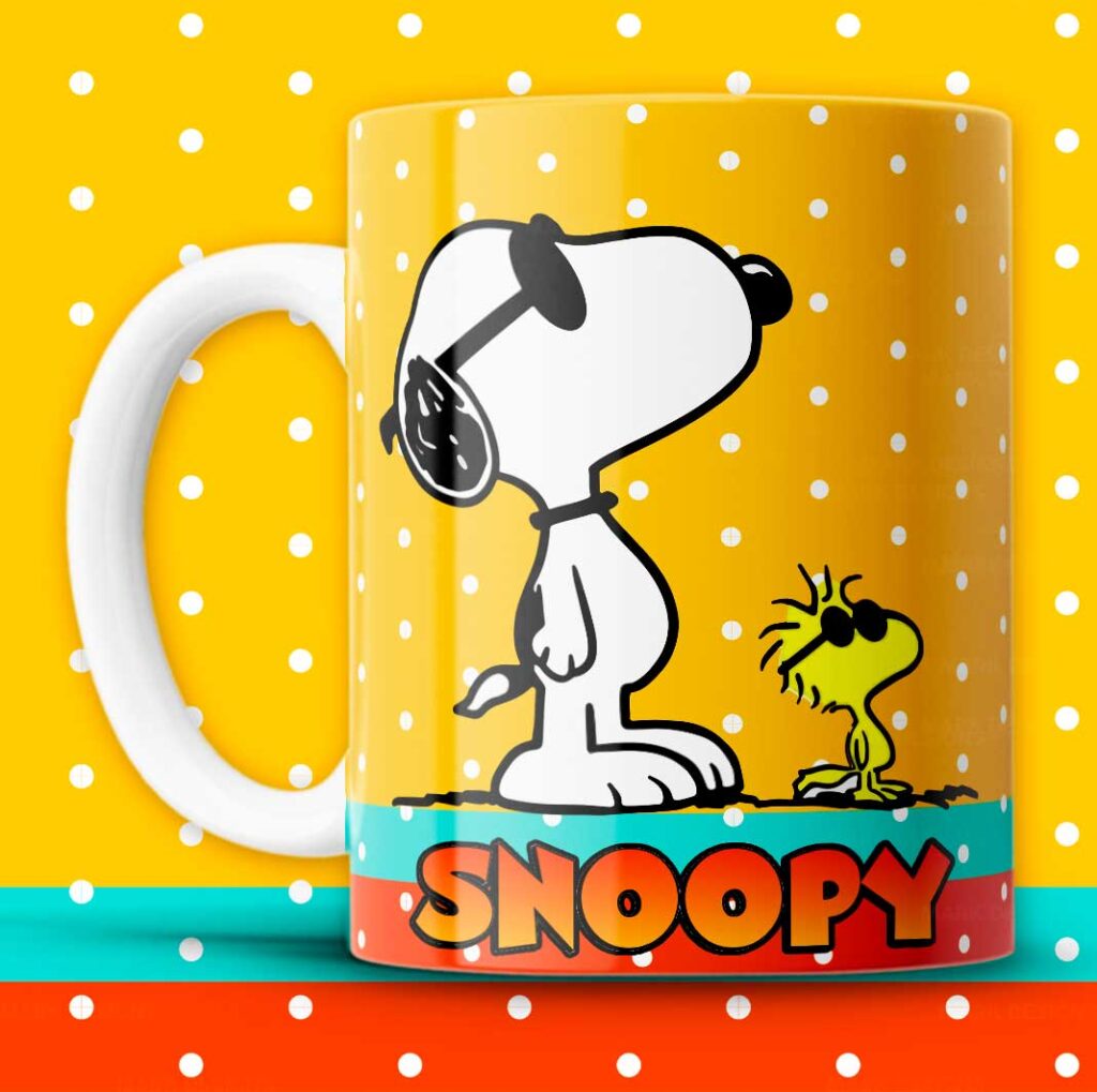 Taza Snoopy & Woodstock – Regalo Original y Divertido para Fans de Peanuts