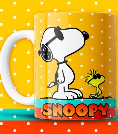 Taza Snoopy & Woodstock – Regalo Original y Divertido para Fans de Peanuts