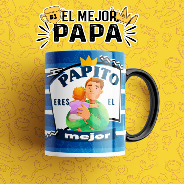 Taza “Papito Eres el Mejor” – Detalle Emotivo para Papás Especiales