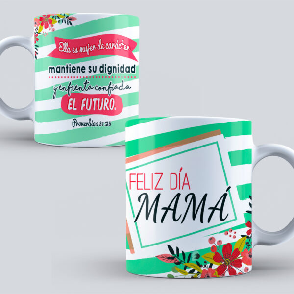 Taza Te Quiero Mamá – Proverbios 3129, Sus hijos se levantan y la bendicen