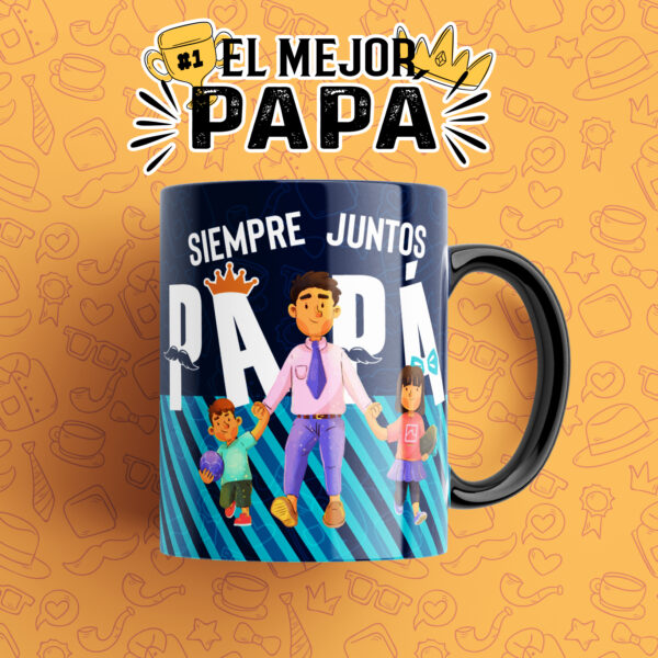 Taza “Siempre Juntos Papá” – Un Regalo Especial para Papás Inseparables