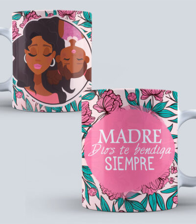 Taza Madre, Dios te Bendiga Siempre – Regalo Original para Mamá