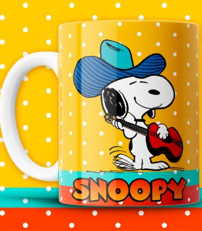 Taza Snoopy Sentado – Diseño Clásico y Minimalista para Amantes de Peanuts