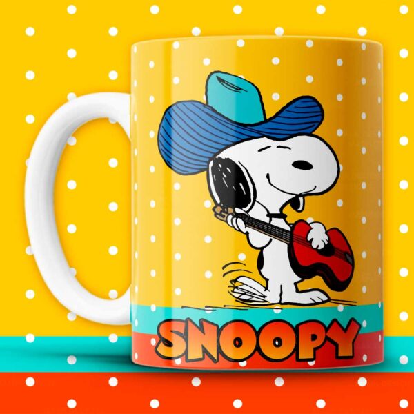 Taza Snoopy Sentado – Diseño Clásico y Minimalista para Amantes de Peanuts