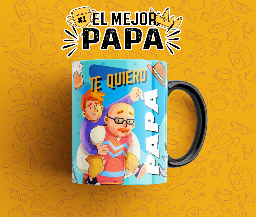 Taza “Te Quiero Papá” – Regalo Original y Emotivo para Papá en el Día del Padre