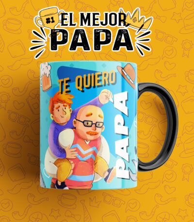 Taza “Te Quiero Papá” – Regalo Original y Emotivo para Papá en el Día del Padre