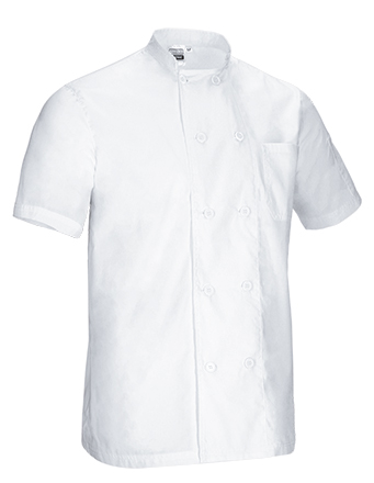 Chaqueta cocinero m/c CAYENNE blanca