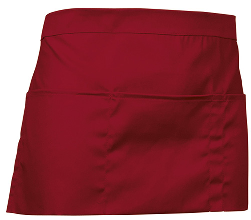 Delantal COFFEE rojo loto