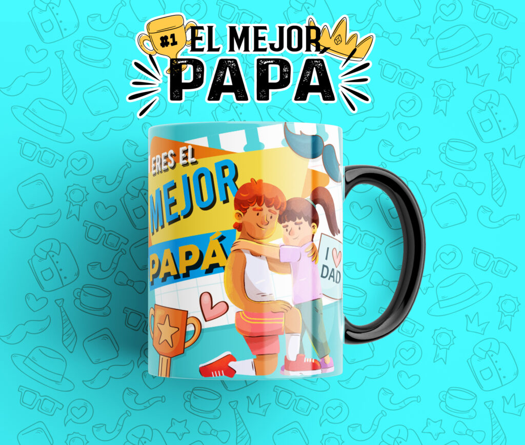 No esperes más, haz tu pedido y regala a papá una taza que le recordará cada mañana lo increíble que es. ¡El mejor papá merece el mejor regalo!