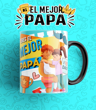 No esperes más, haz tu pedido y regala a papá una taza que le recordará cada mañana lo increíble que es. ¡El mejor papá merece el mejor regalo!