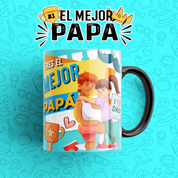 No esperes más, haz tu pedido y regala a papá una taza que le recordará cada mañana lo increíble que es. ¡El mejor papá merece el mejor regalo!