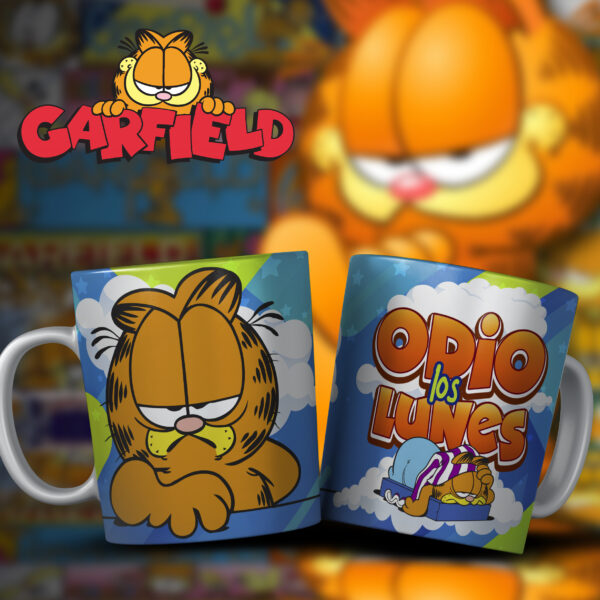 Taza Garfield “Odio los Lunes” – El Mejor Antídoto para Empezar la Semana con Humor