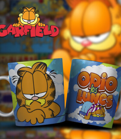 Taza Garfield “Odio los Lunes” – El Mejor Antídoto para Empezar la Semana con Humor
